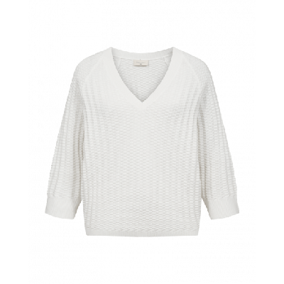 FreeQuent - Wit | Dames | Trui | Wit | XXL | regular | Kamst mode