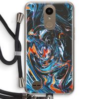 Black Unicorn: LG K10 (2017) Transparant Hoesje met koord