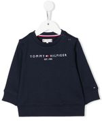 Tommy Hilfiger Junior sweat à logo - Bleu