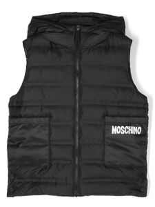 Moschino Kids gilet matelassé Teddy Bear - Noir