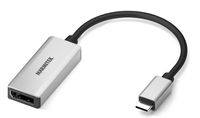 Marmitek 08371 video kabel adapter 0,15 m USB Type-C DisplayPort Zwart, Zilver - thumbnail