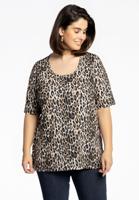 Yoek Shirt A-lijn | Bruin | Maat 42/44