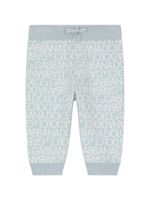 Dolce & Gabbana Kids legging à logo imprimé - Bleu