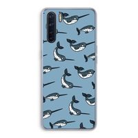 Narwhal: Oppo A91 Transparant Hoesje