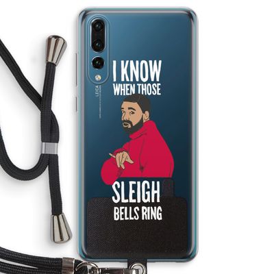 Sleigh Bells Ring: Huawei P20 Pro Transparant Hoesje met koord