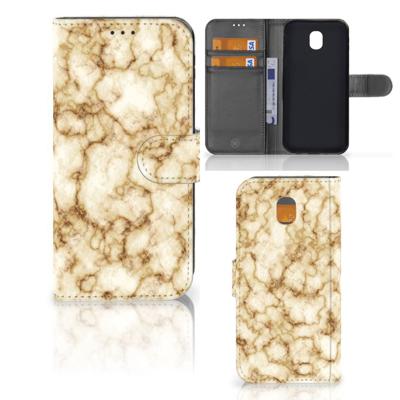 Samsung Galaxy J5 2017 | Bookcase | Marmer Goud