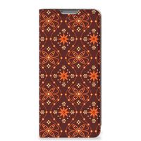 Xiaomi 12 | 12X Hoesje met Magneet Batik Brown - thumbnail