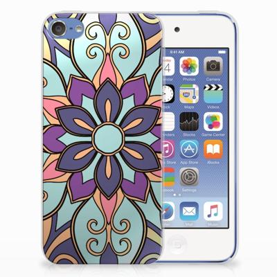 Apple iPod Touch 5 | 6 | TPU Case | Purple Flower