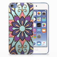 Apple iPod Touch 5 | 6 | TPU Case | Purple Flower