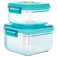 Vacuümbakset 2-delig Blauw - Ideale Vershoudoplossing