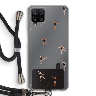 Dancing #1: Samsung Galaxy A12 Transparant Hoesje met koord