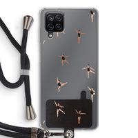 Dancing #1: Samsung Galaxy A12 Transparant Hoesje met koord