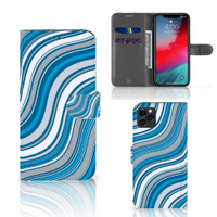 Apple iPhone 11 Pro Max Telefoon Hoesje Waves Blue - thumbnail