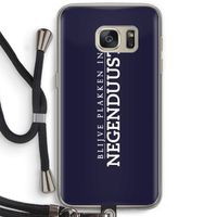 Blijve plakken in Negenduust: Samsung Galaxy S7 Transparant Hoesje met koord Blijve plakken in Negenduust: Samsung Galaxy S7 Transparant Hoesje met koord