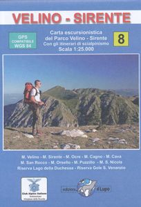 Wandelkaart 08 Sirente - Velino Nationaal Park | Edizione il Lupo