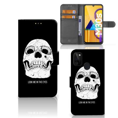 Telefoonhoesje met Naam Samsung Galaxy M21 | M30s Skull Eyes