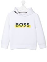 BOSS Kidswear hoodie à logo imprimé - Blanc