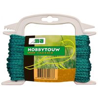 Groen hobby touw/draad 4 mm x 20 meter   -