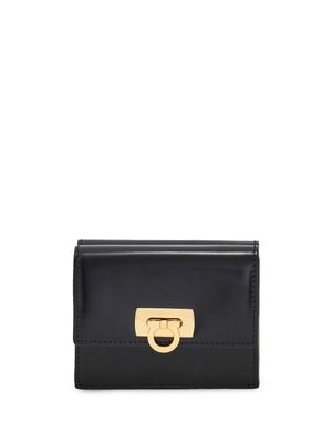 Ferragamo portefeuille Gancini - Noir
