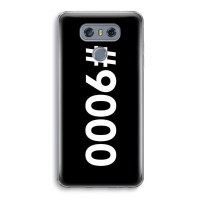 #9000: LG G6 Transparant Hoesje
