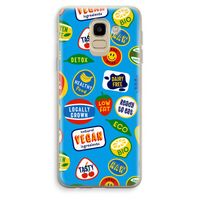 Fruitsticker: Samsung Galaxy J6 (2018) Transparant Hoesje