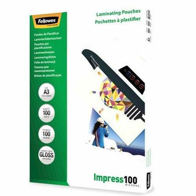 Geval Fellowes 5351205 Lamineerapparaat 100 Stuks Transparant A3 (100 Stuks)