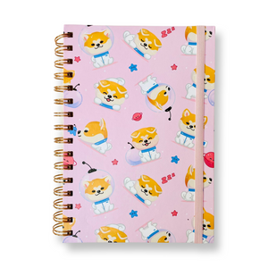 Kenji Notebook Hardcover A5 - Space Shiba