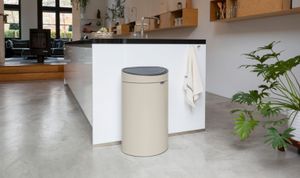 Brabantia Touch Bin afvalemmer 40 Liter - Soft Beige