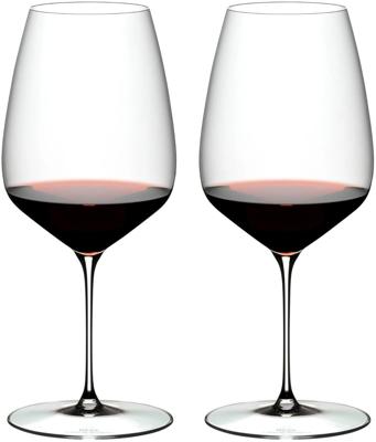 Riedel Rode Wijnglazen Veloce - Cabernet Sauvignon / Merlot - 829 ml - 2 stuks
