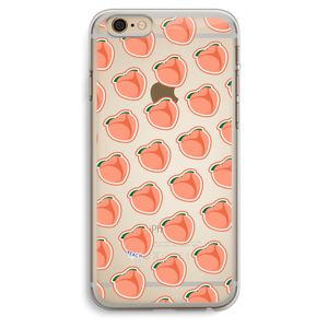 Just peachy: iPhone 6 Plus / 6S Plus Transparant Hoesje