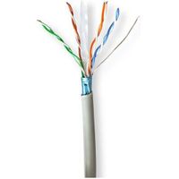 Netwerk Kabel Rol | CAT6 | Stranded | F/UTP | CCA | 305.0 m | Binnenshuis | Rond | PVC | Grijs | Gif