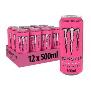 Monster Energy - Ultra Rosa Zero Sugar - 12x 500ml