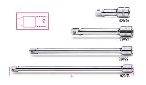 Beta 1/2” verlengstukken 920/21 - 009200822