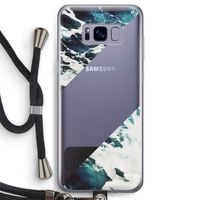 Golven: Samsung Galaxy S8 Transparant Hoesje met koord