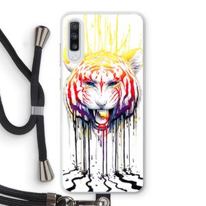 Fading: Samsung Galaxy A70 Transparant Hoesje met koord