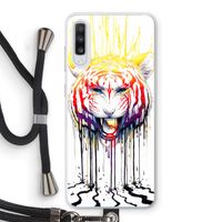 Fading: Samsung Galaxy A70 Transparant Hoesje met koord