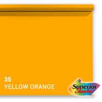 Superior Achtergrondpapier 35 Yellow-Orange 2,72 x 11m - thumbnail