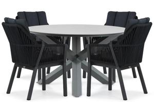 Lifestyle Verona/Orino 130 cm dining tuinset 5-delig