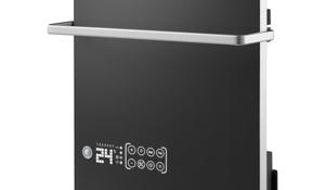 2000W Tesy badkamer paneel convector zwart gehard glas (36-42 m³)