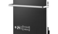 2000W Tesy badkamer paneel convector zwart gehard glas (36-42 m³)