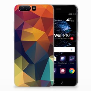 Huawei P10 TPU Hoesje Polygon Color