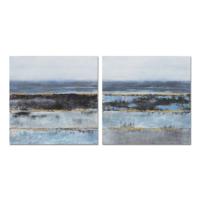 Canvas DKD Home Decor Abstract Modern (80 x 3 x 80 cm) (2 Stuks)