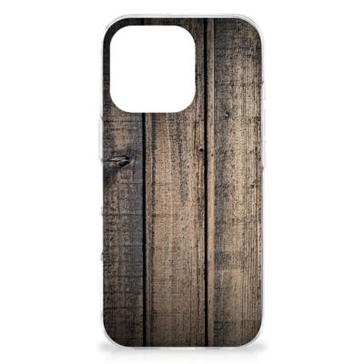 iPhone 16 Pro | Bumper Hoesje | Steigerhout