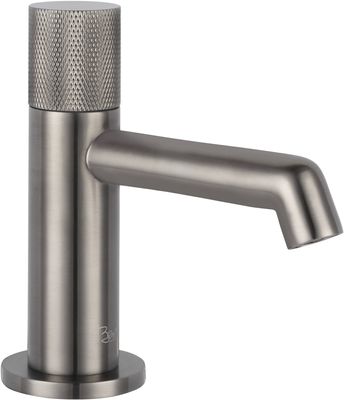 Ben Engraved Cross fonteinkraan gunmetal pvd