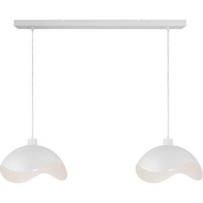 Masterlight Kantoor hanglampVolta 2x Ø40cm - wit - 2404-06-06-100-2