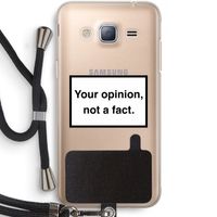 Your opinion: Samsung Galaxy J3 (2016) Transparant Hoesje met koord