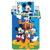 Disney Mickey Mouse BABY Dekbedovertrek, Funny - 100 x 135 cm - Katoen - thumbnail