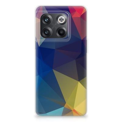 OnePlus 10T | TPU Hoesje | Polygon Dark