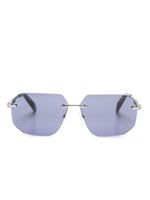 Chopard Eyewear lunettes de soleil à monture géométrique - Gris