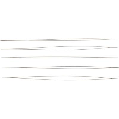 Creativ Company Kralennaald, l: 12 cm, dikte 0,25 mm, 5 stuk/ 1 doos